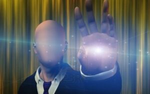 10055851-anonymous-figure-radiates-light-from-hand