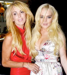 lohan and mom