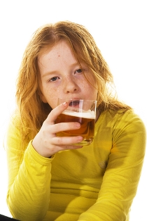 kid drinking