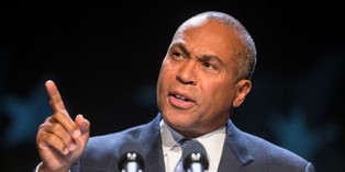 deval patrick podium