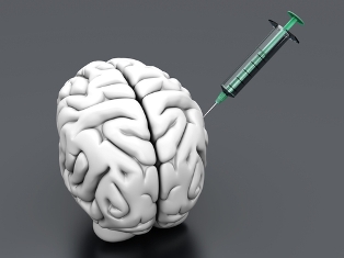 brain needle concept