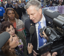 mayor de blasio interview