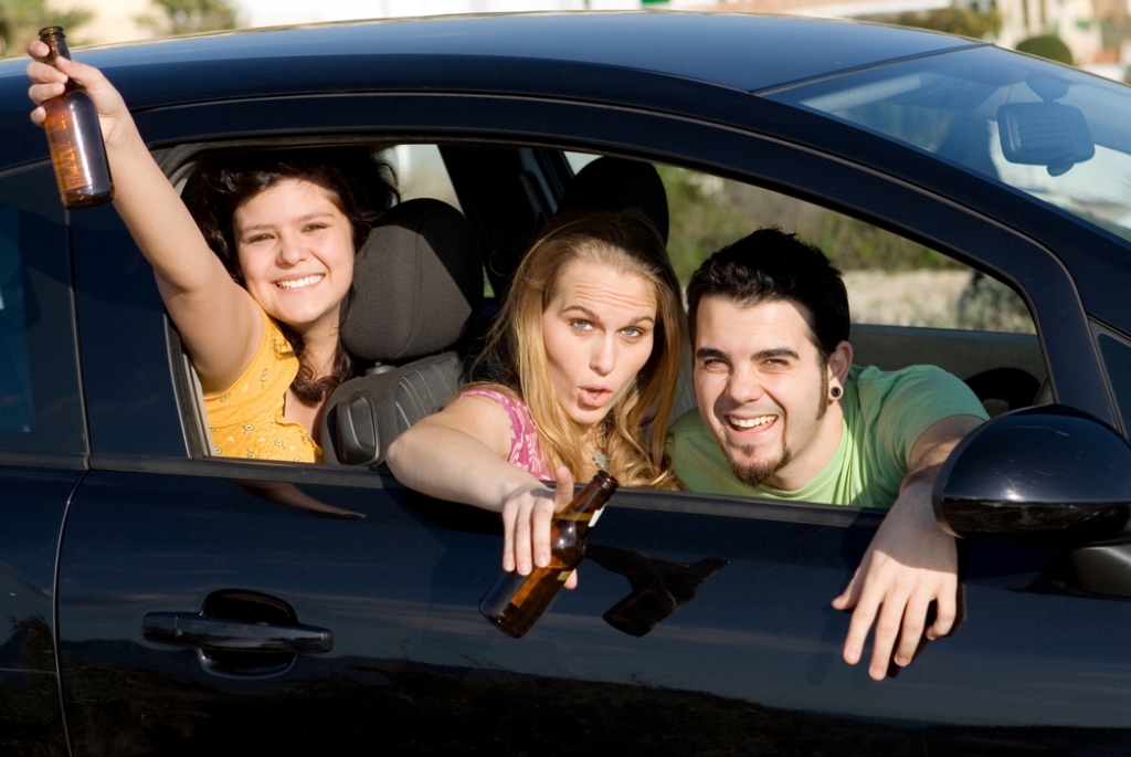 Teens drinking and driving