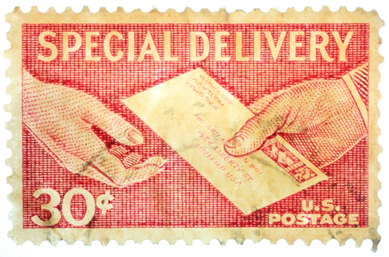 special delivery stamp