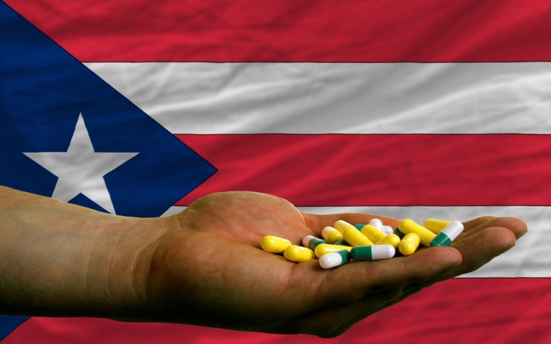 puerto rican flag drugs