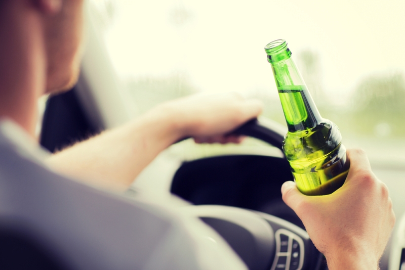 driving with beer