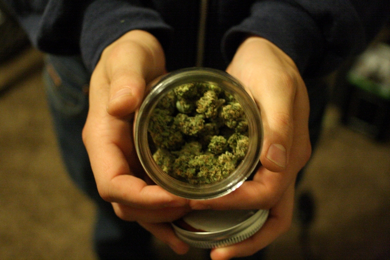 marijuana jar