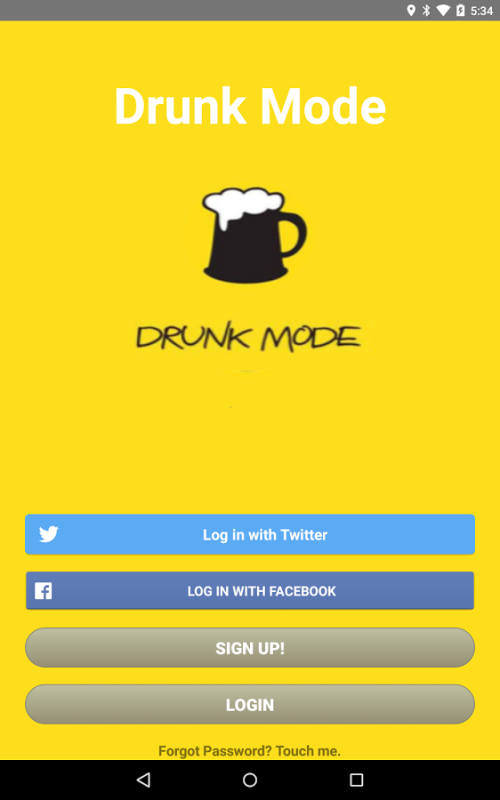 Drunk Mode App