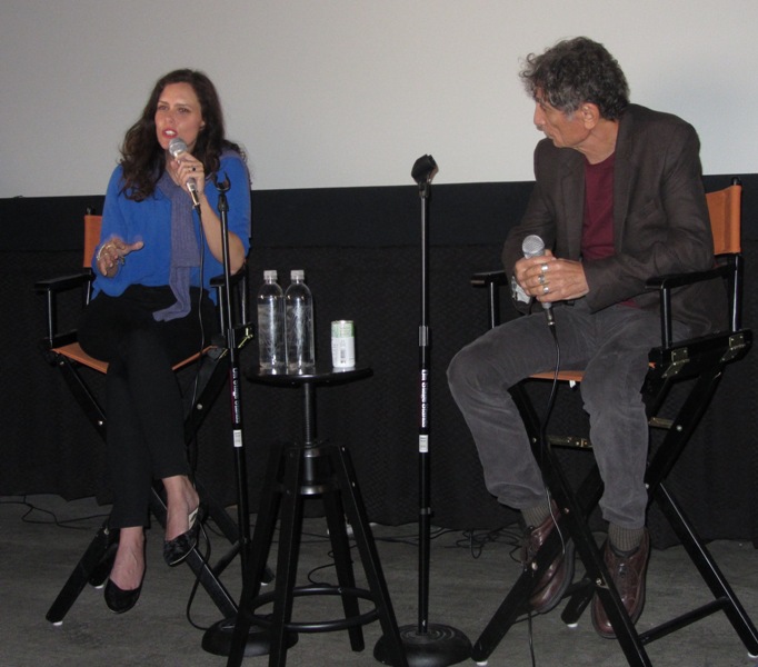 Ione Skye and Gabor Maté