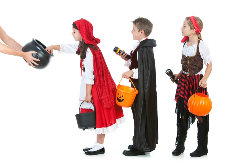 trick or treaters candy