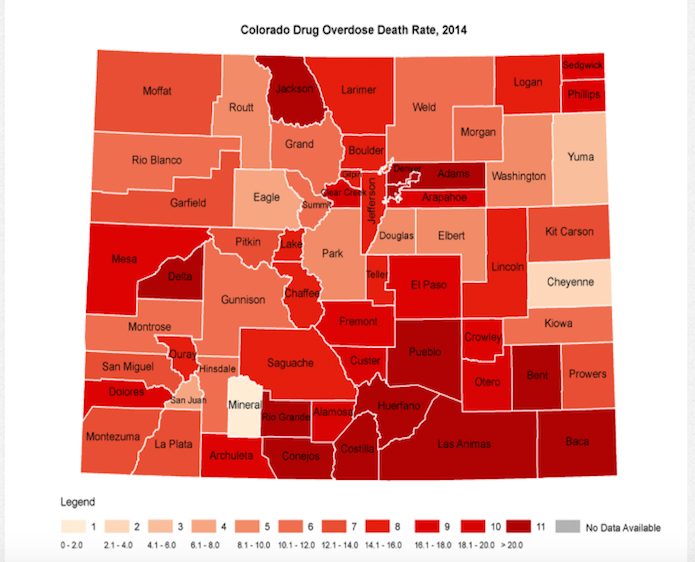 Colorado Overdose Rates Are On The Rise