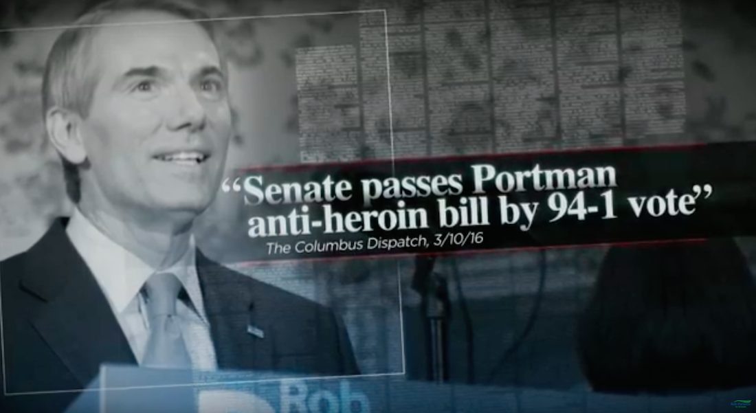 Ohio Senator Addresses Heroin Epidemic in Re-Election TV Ads