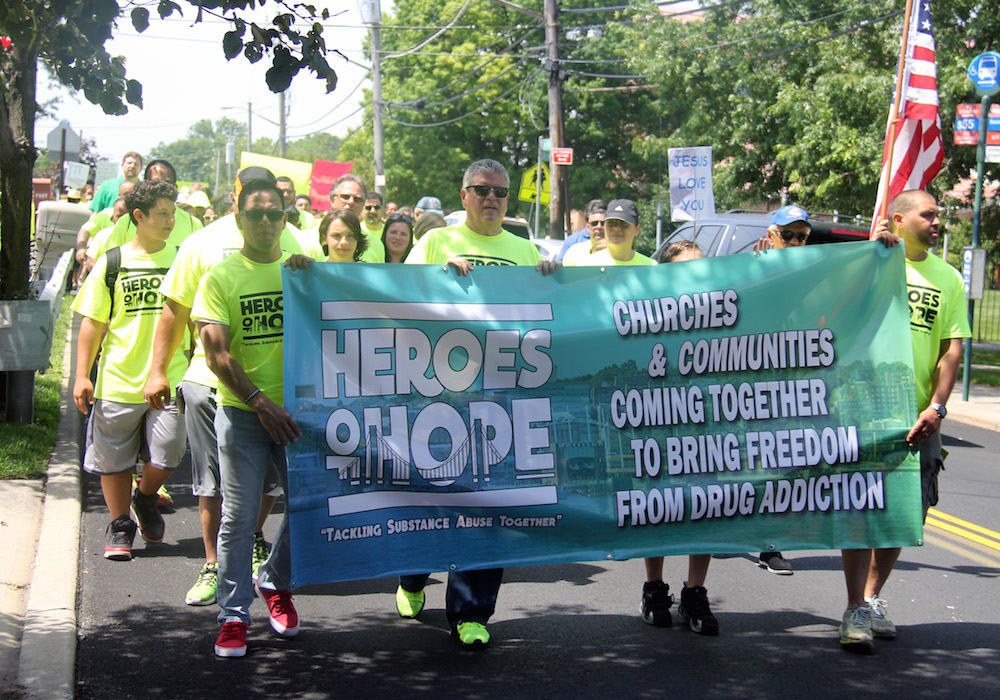 Church Leaders March To Show Solidarity With Heroin Users And Their Families