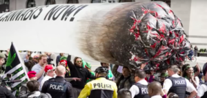 51-Foot Inflatable Joint Resurfaces During Pot Protest at Democratic National Convention