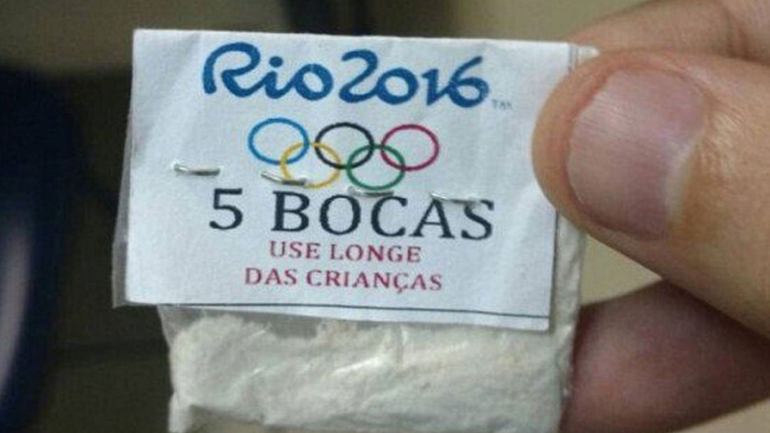Olympic-Branded Cocaine Surfaces in Rio