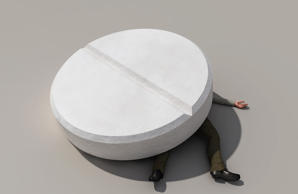 Relapse, smashed by pills.