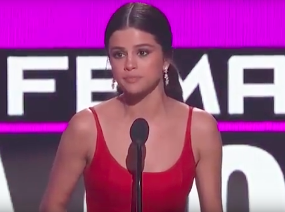 Selena Gomez Re-Emerges Post-Rehab To Give Powerful Speech On Mental Health at AMAs