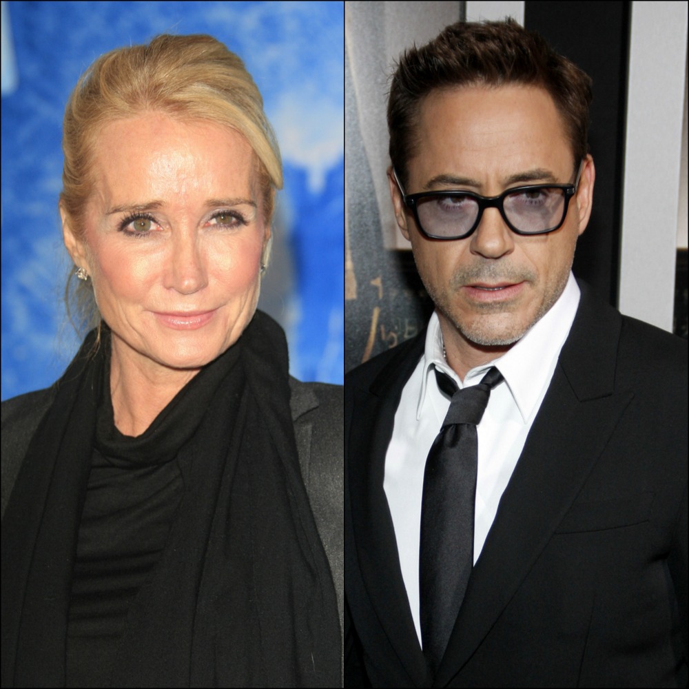 Kim Richards and Robert Downey Jr.