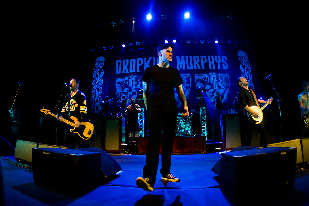The Dropkick Murphys on stage
