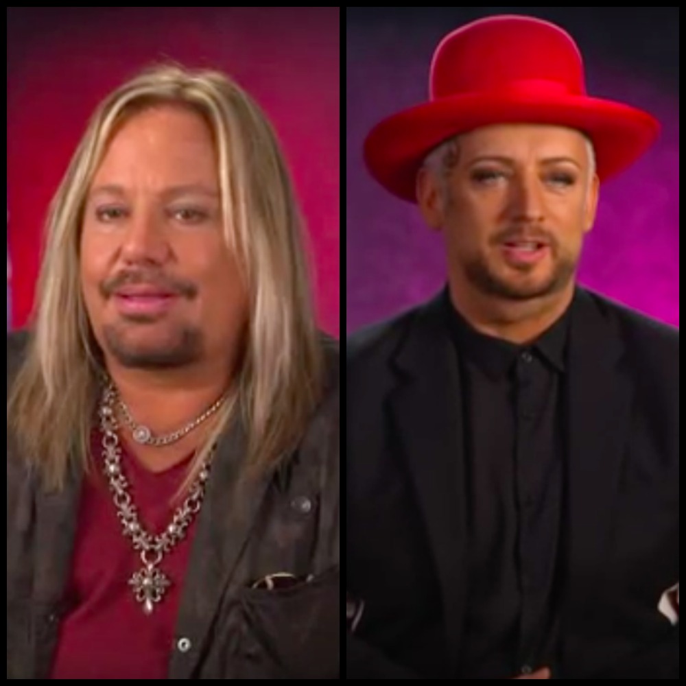 Boy George and Vince Neil