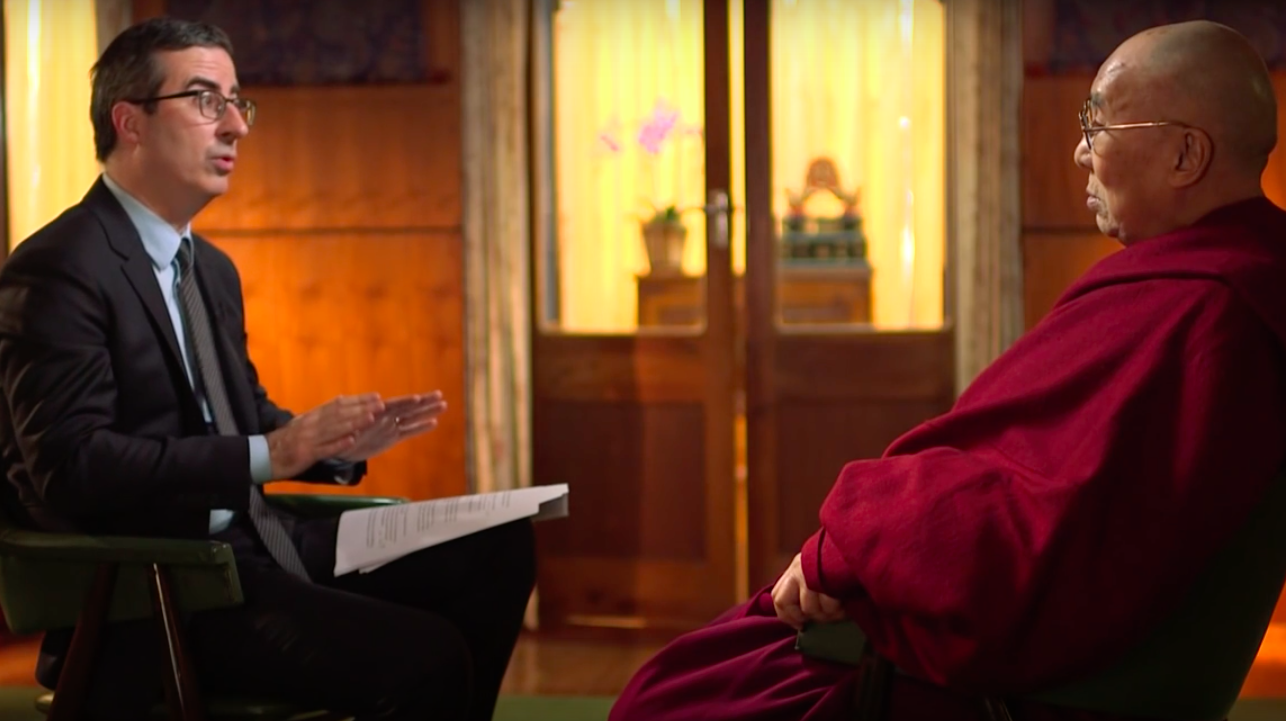 John Oliver and Dalai Lama