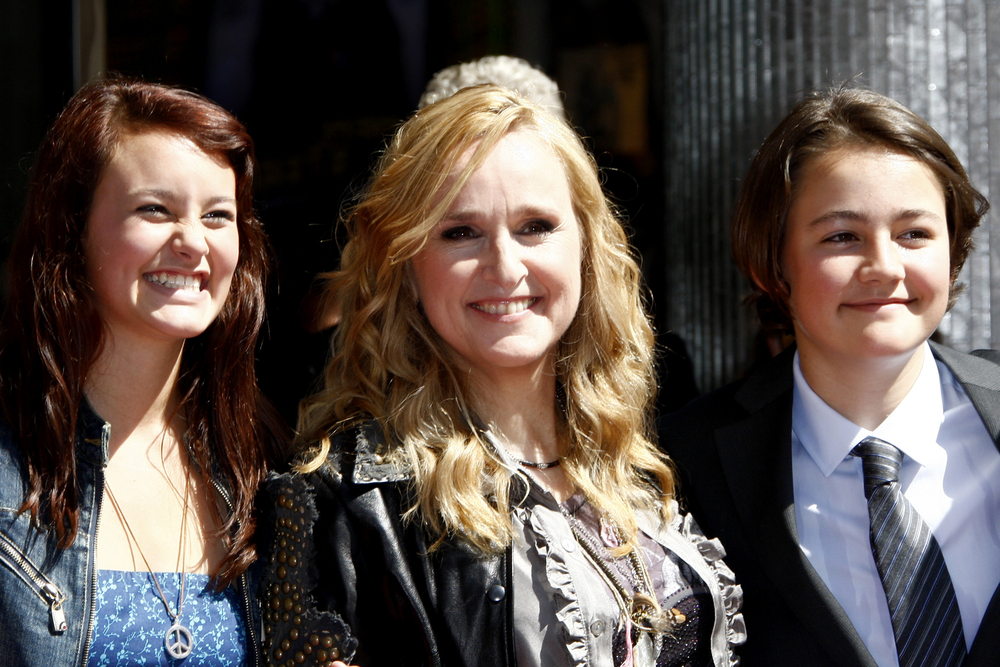 Melissa Etheridge with her daughter Bailey and her son Beckett