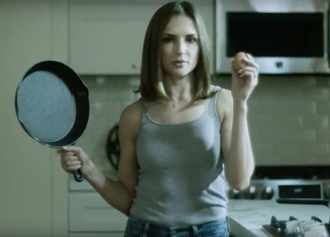Rachel Leigh Cook in a new PSA.