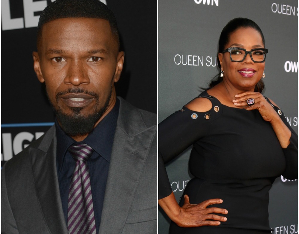 Jamie Foxx and Oprah Winfrey