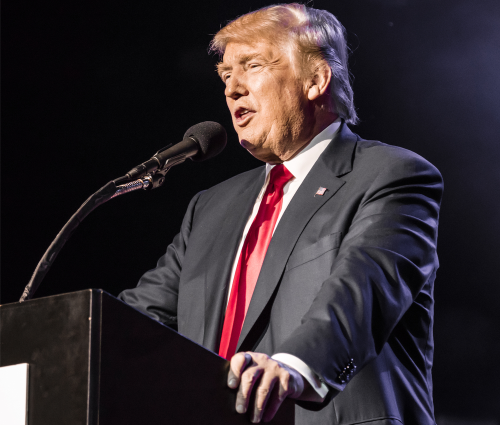 Donald Trump in October 2016