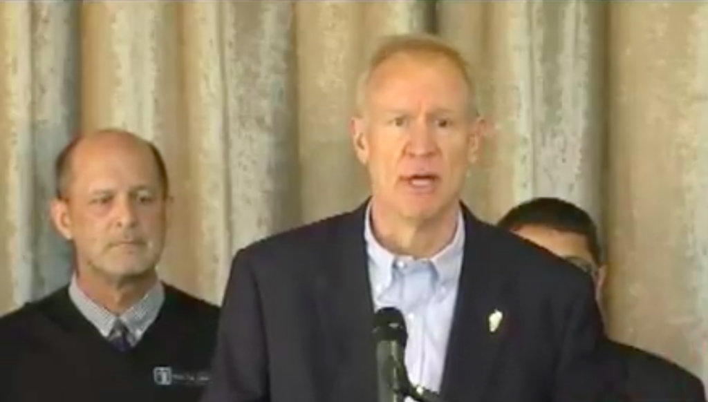 Governor Rauner announcing the task force