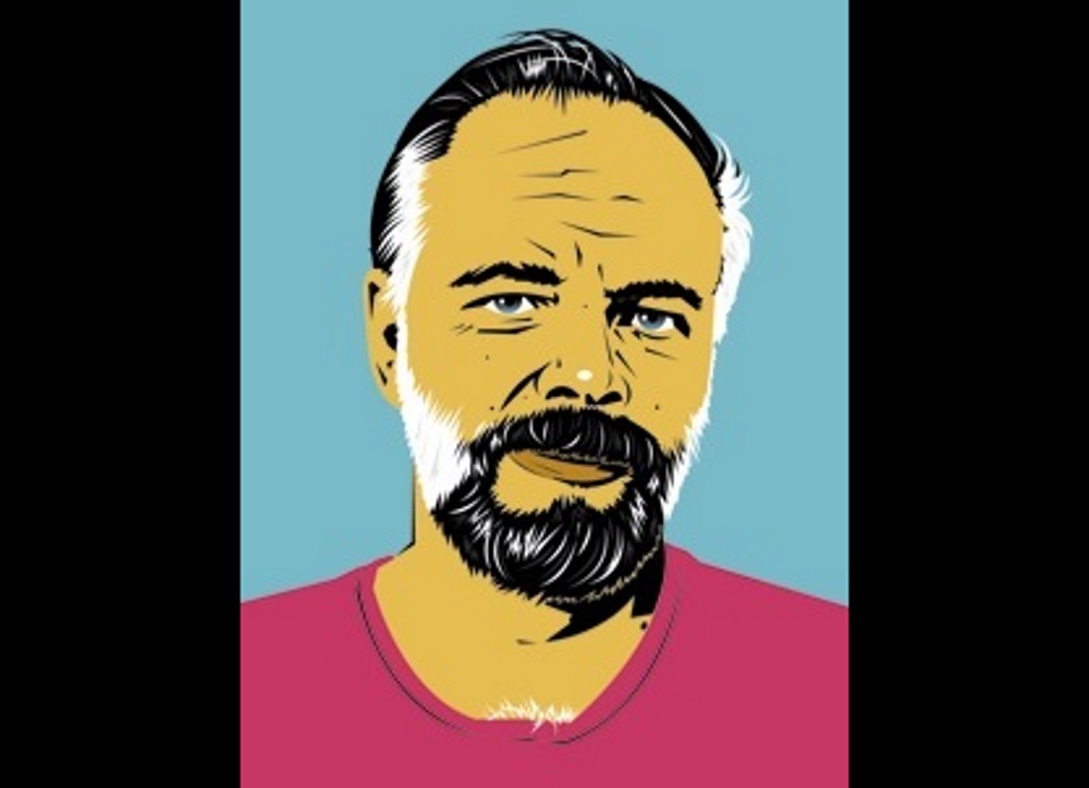 Illustration of Philip K Dick