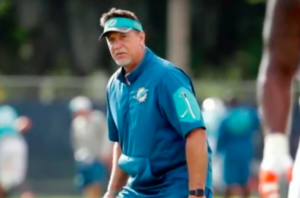 Miami Dolphins offensive line coach Chris Foerster