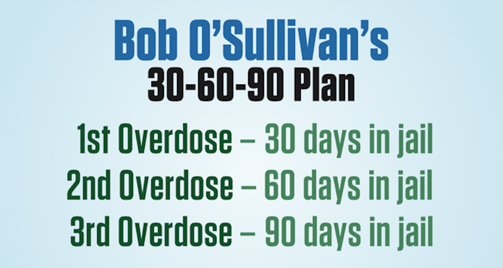 Local Candidate Proposes Locking Up OD Survivors with '30-60-90 Plan'