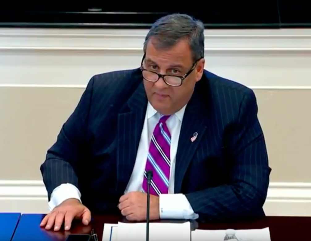 New Jersey Gov. Chris Christie, the chair of the opioid commission