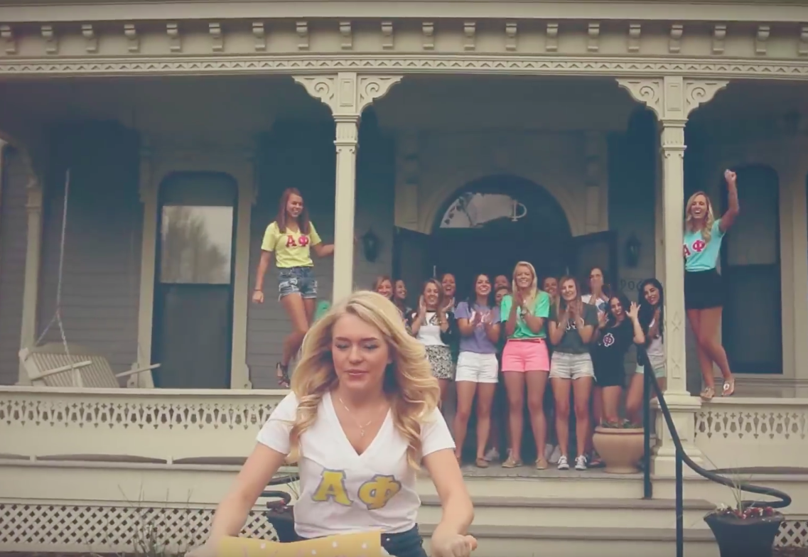 The women of Alpha Phi - University of Iowa