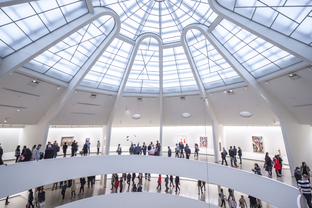 Interior of The Guggenheim Museum