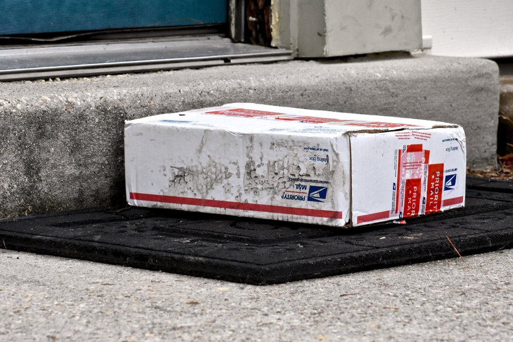 package on doorstep