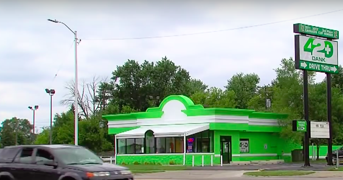 A medical marijuana shop in Detroit