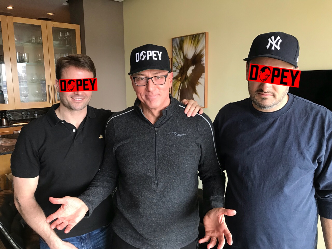 Chris, Dr. Drew, and Dave of the Dopey Podcast