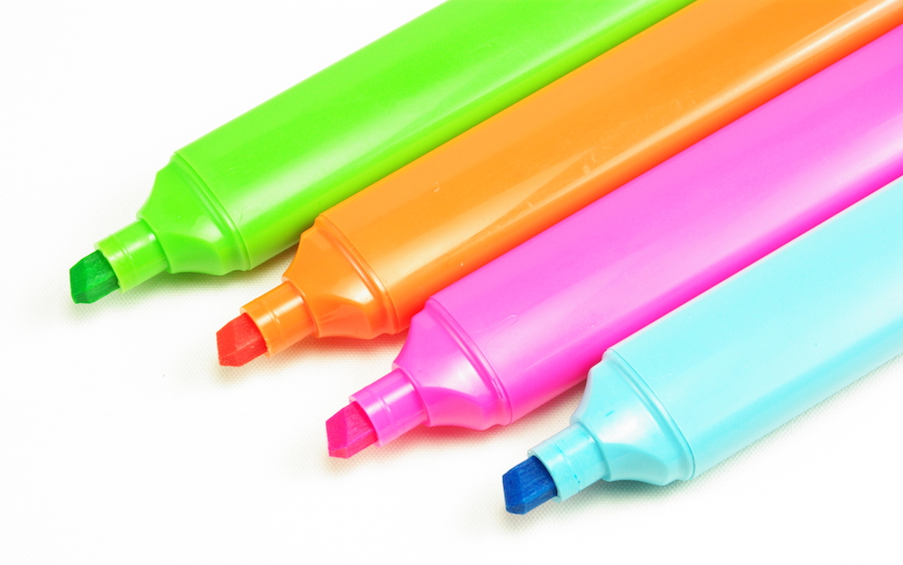 highlighters