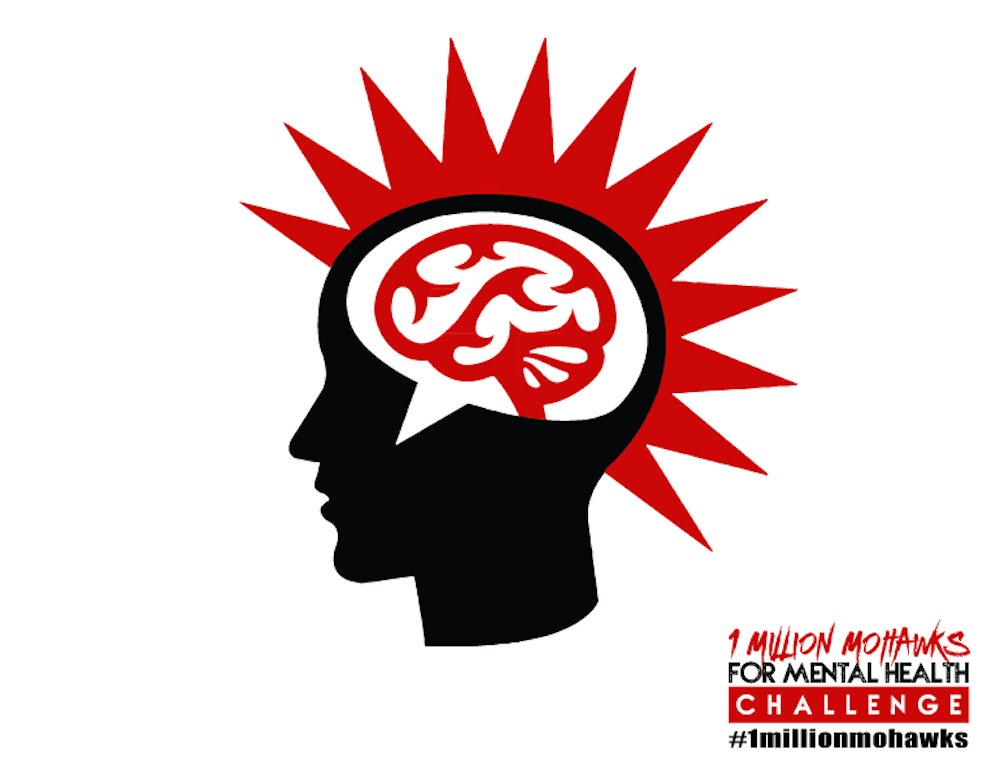 mohawk and brain illustration