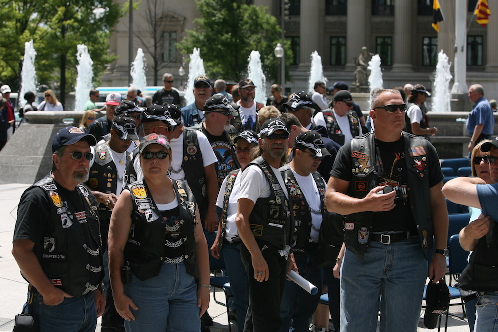 a group of Navy veterans