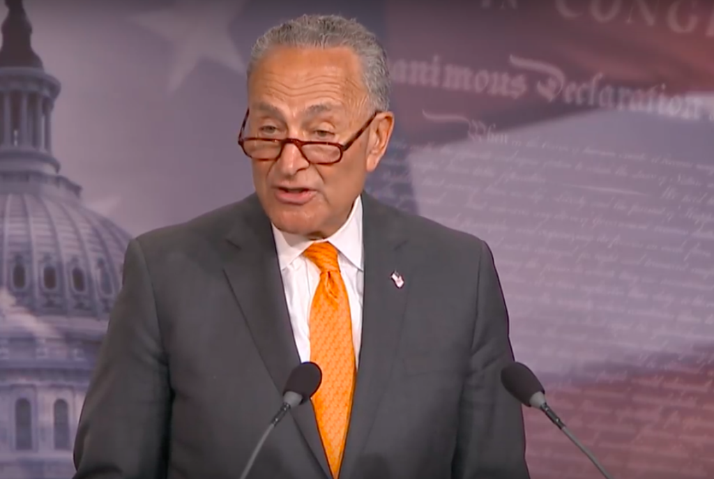 Senate Majority Leader Chuck Schumer