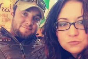 Sabrina Burkholder and her boyfriend Jethro.