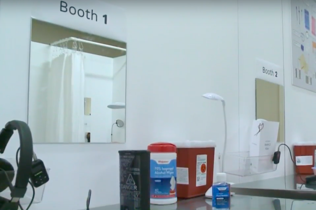 a look inside San Francisco's safe injection site demonstration