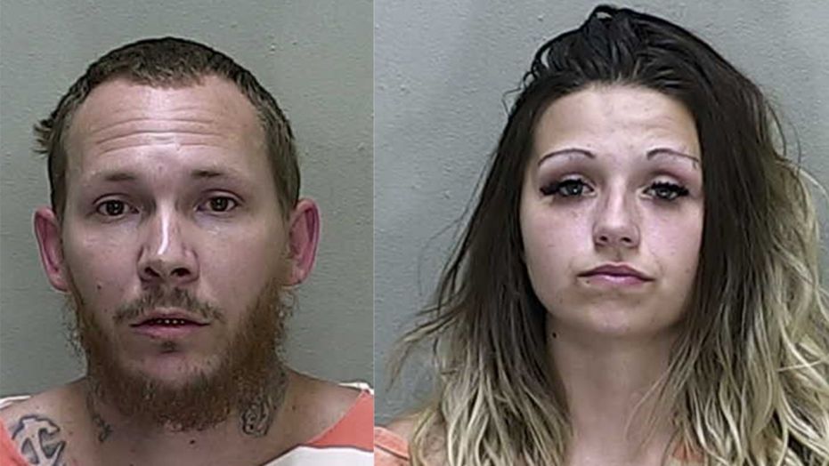 Mugshots of William Parrish Jr., 32, and McKenzee Dobbs, 20, from the Marion County Sheriff's Office.