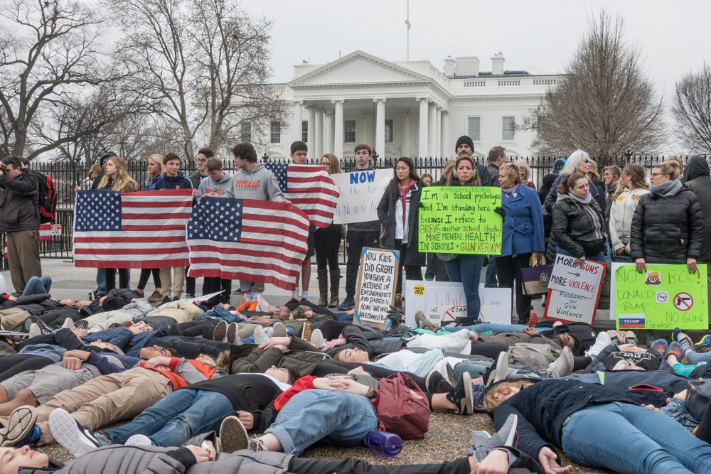 Protesters took to the streets to protest Donald Trump’s nomination of Brett Kavanaugh to the Supreme Court