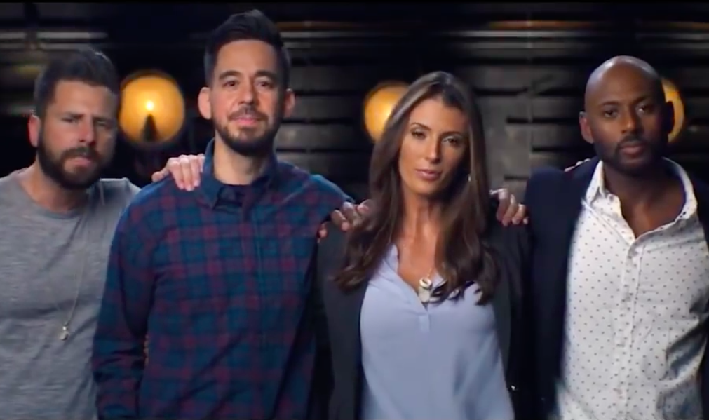 Mike Shinoda, Talinda Bennington and the cast of Million Little Things