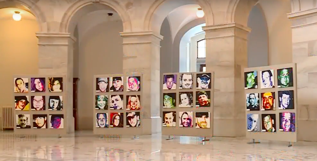 Angels of Addiction exhibit