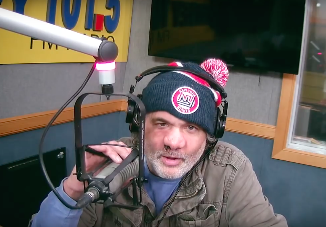 Artie Lange discusses his decision to get sober on a radio talk show